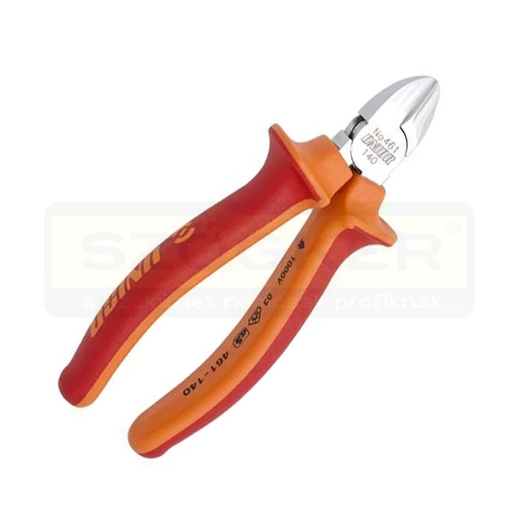 UNIOR 610427 VDE OLDALCSÍPŐ FOGÓ 160mm 461/1VDEBI PIROS-NARANCS