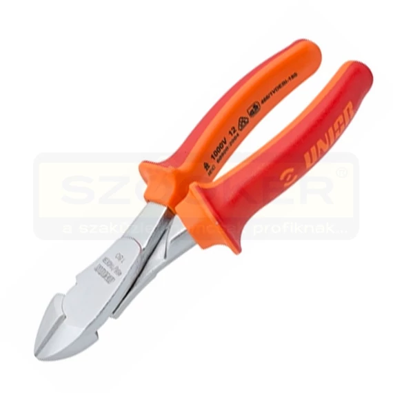 UNIOR 611756 VDE OLDALCSÍPŐ FOGÓ 200mm 466/1VDEBI PIROS-NARANCS