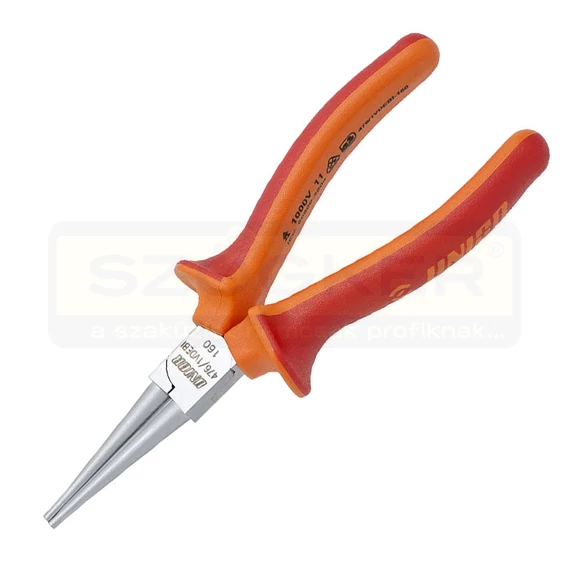 UNIOR 610432 VDE KEREKCSŐRŰ FOGÓ 160mm 476/1VDEBI 1000V PIROS-NARANCS