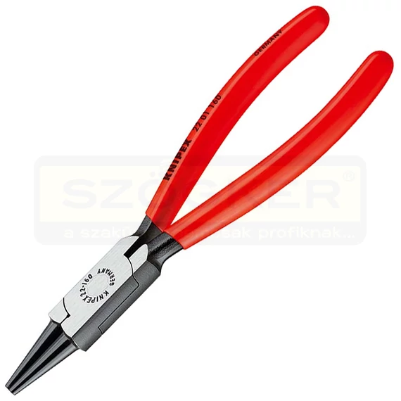 VDE KEREKCSŐRŰFOGÓ 160mm 1000V POLÍROZOTT FEJ, PVC NYÉL KNIPEX 2201160