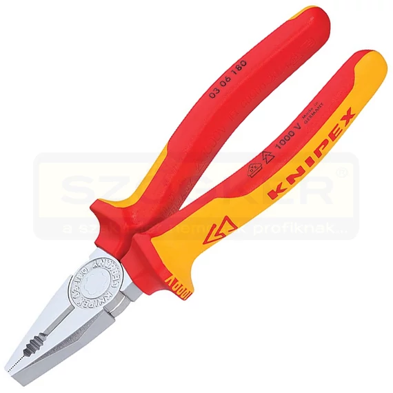 VDE KOMBINÁLT FOGÓ 200mm 1000V KNIPEX 0306200