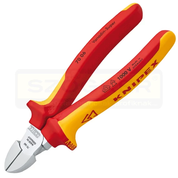 VDE OLDALCSÍPŐFOGÓ 140mm 1000V KNIPEX 7006140