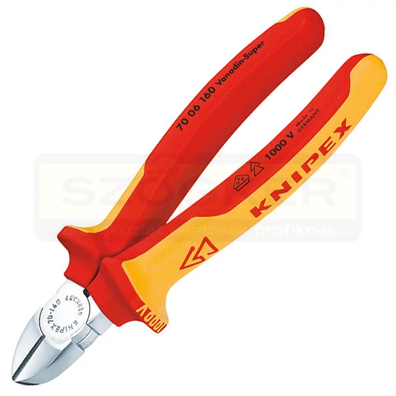VDE OLDALCSÍPŐFOGÓ 160mm 1000V KNIPEX 7006160