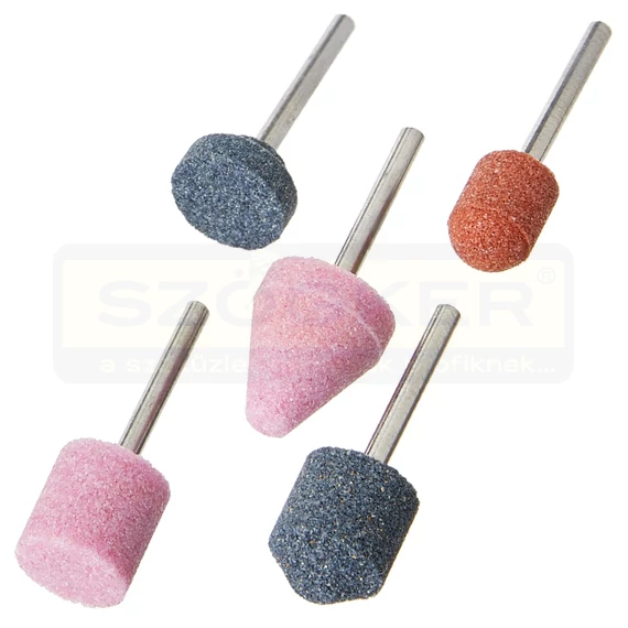 WOLFCRAFT 2142000 KÖSZÖRŰKŐ KÉSZLET D5-16mm 5 RÉSZES CSAPOS 3mm