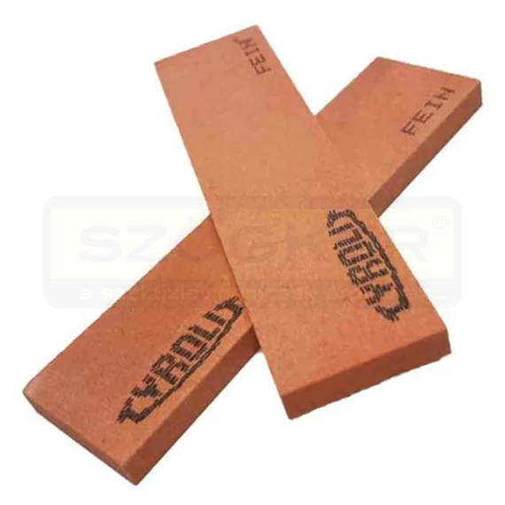 IBA 12480980 FENŐKŐ KÉZI 100*25*6mm 89A 4530/2 TÉGLALAP ALAK NARANCS