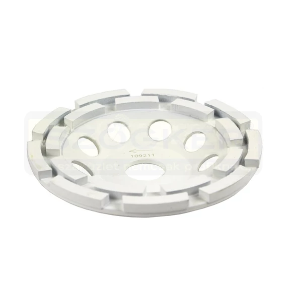 DIATECH CCW125ECO-F SZÖGKER TISZTÍTÓKORONG D125*22,2 CCW-ECO GYÉMÁNTSZEMCSÉS FEHÉR