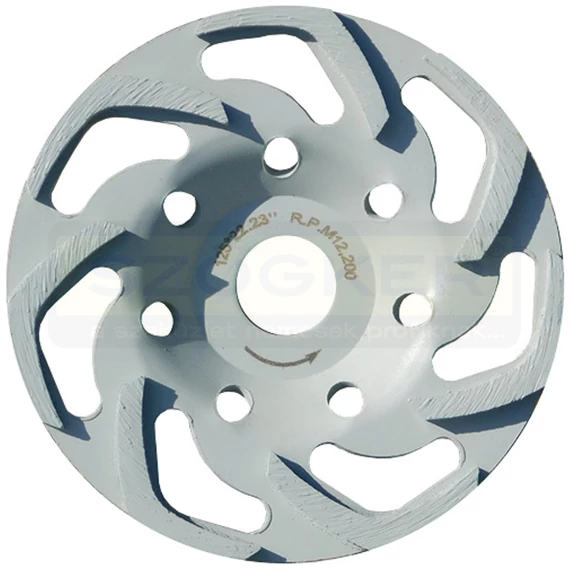 DIATECH CCW125ECO-L-SZ CSISZOLÓTÁRCSA D125*22,2 CCW-ECO GYÉMÁNTSZEMCSÉS