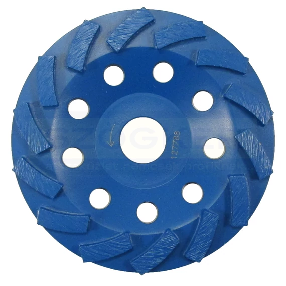DIATECH CCW125ECO-T TISZTÍTÓKORONG TURBO D125*22,2 CCW-ECO GYÉMÁNTSZEMCSÉS