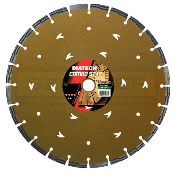 DIATECH CM450SR VÁGÓKORONG D450*30/25,4 COMBO STAR GYÉMÁNTSZEMCSÉS
