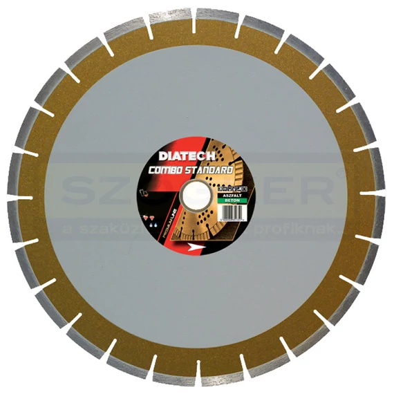 DIATECH CM450ST VÁGÓKORONG D450*30/25,4 COMBO STANDARD GYÉMÁNTSZEMCSÉS