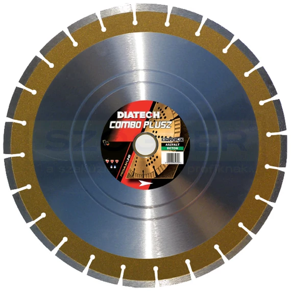 DIATECH CM450PL VÁGÓKORONG D450*30/25,4 COMBO PLUS GYÉMÁNTSZEMCSÉS