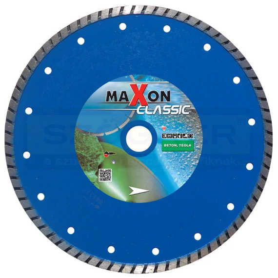 DIATECH MT150C VÁGÓKORONG TURBO D150*22,2 MAXON CLASSIC GYÉMÁNTSZEMCSÉS