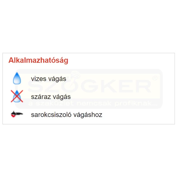 DIATECH MT230H VÁGÓKORONG TURBO D230*22,2 MAXON HOBBY GYÉMÁNTSZEMCSÉS