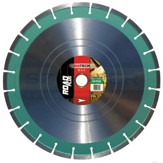 DIATECH RDB350PL VÁGÓKORONG BETON D350*30/25,4 ROAD PLUSZ GYÉMÁNTSZEMCSÉS