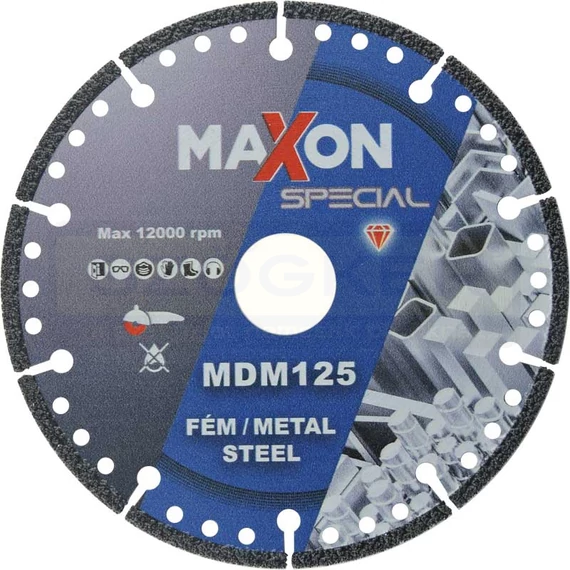 DIATECH MDM125 MAXON FÉMVÁGÓ TÁRCSA D125*2.3*22.2