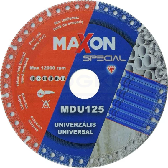 DIATECH MDU125 MAXON UNIVERZÁLIS TÁRCSA D125*1,55*22,2