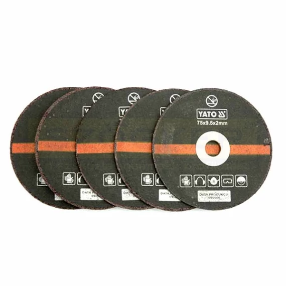 YATO 0994 VÁGÓKORONG ACÉLHOZ D075 9,5LYUK 5DB/CSOMAG