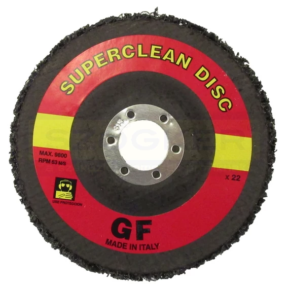 NÉGERTÁRCSA D115 STREAP&CLEAN 22LYUK TISZTÍTÁSHOZ SAROKCSISZ GF BLACK CLEANER