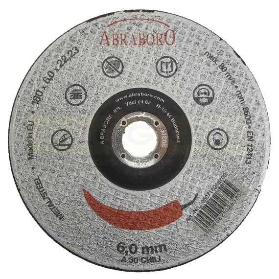 TISZTÍTÓKORONG ACÉLH. D150*6.0 CHILI 22LYUK A24-TBF KÚPOS IMPORT