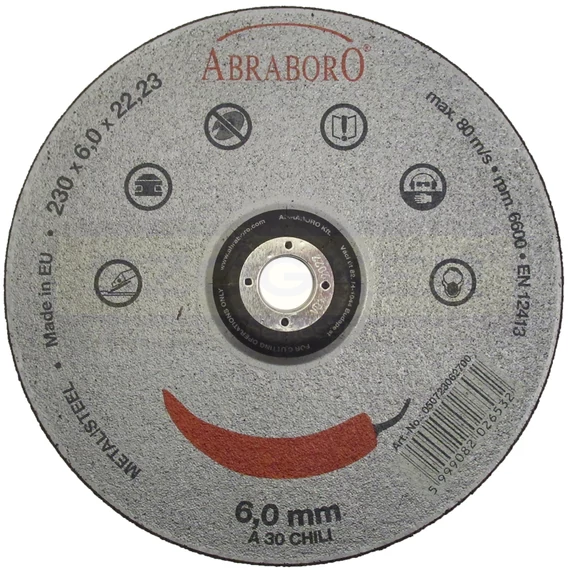 TISZTÍTÓKORONG ACÉLH. D230*6.0 CHILI A30 22LYUK IMPORT