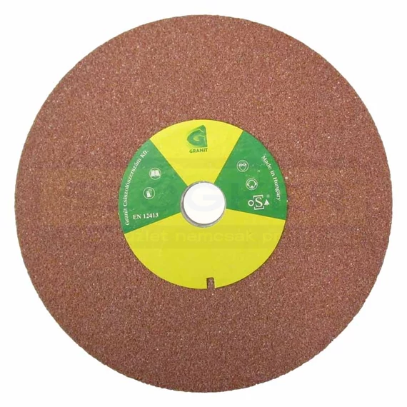 KÖSZÖRŰKORONG D125*16*13lyuk PIROS 6A60 GRÁNIT