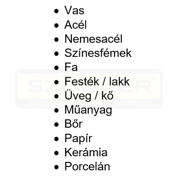 CSISZOLÓRADÍR 80*50*20mm P60 PIROS (GUMI KÖTÉSŰ) KLINGSPOR 1025067