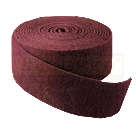 CSISZOLÓ VLIES 100mm*10M P280 VÖRÖS SZALAG ALAK NAGYON FINOM IMPORT