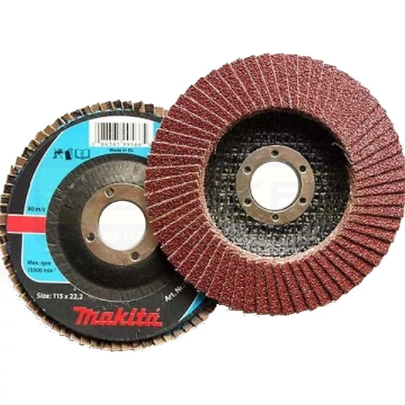 MAKITA P-65165 LAMELLÁS CSISZOLÓTÁRCSA KÚPOS D115/A120 LAMOFLEX FÉM-FA
