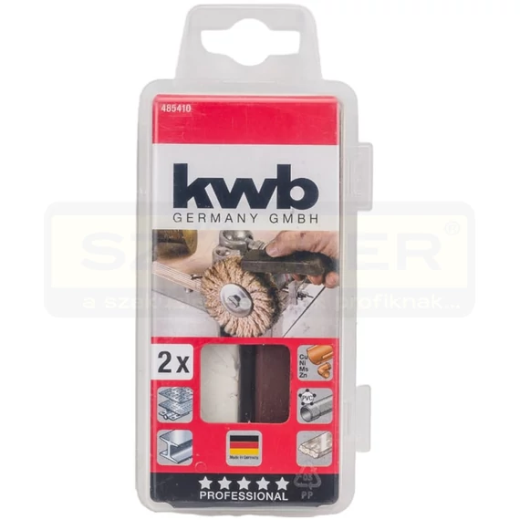POLÍROZÓ PASZTA KÉSZLET BARNA/FEHÉR ACÉL, INOX, PVC KWB 49485410