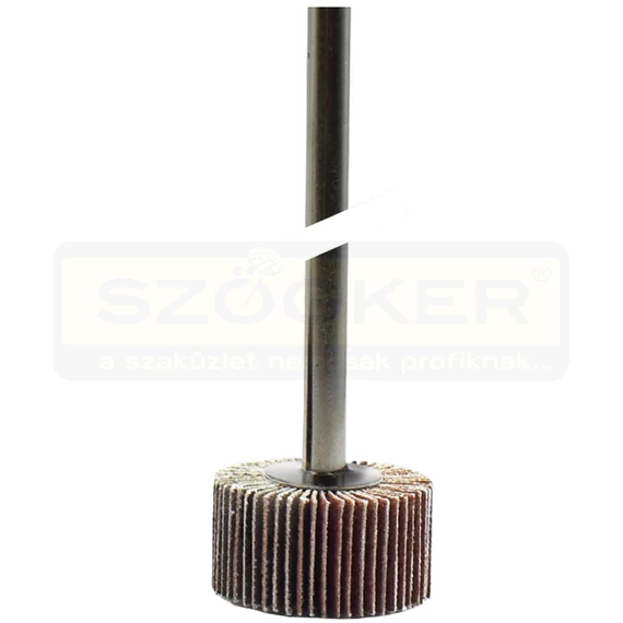 SZATURNUSZ KERÉK 30*15*6/P120 VÁSZONBÓL L150 HOSSZÚ CSAPPAL IMPORT
