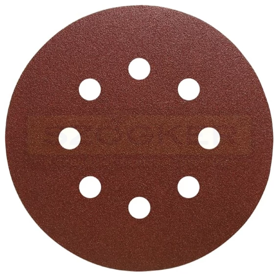 TÉPŐZÁRAS CSISZOLÓPAPÍR 8LYUKAS D125/P120 FA-FÉM KLINGSPOR PS22K