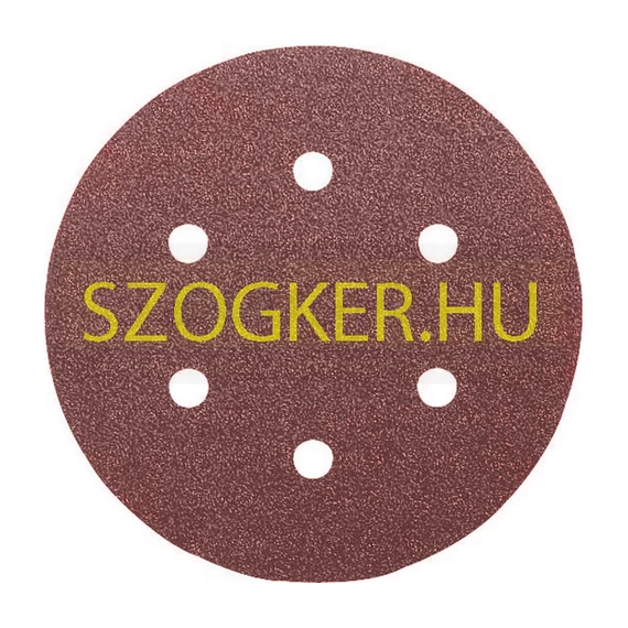 HERMES HC135 TÉPŐZÁRAS CSISZOLÓPAPÍR 6LYUKAS D150/P280