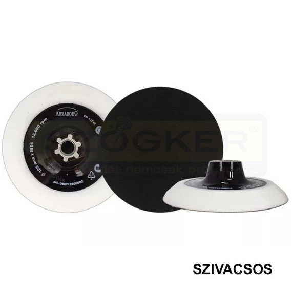 CSISZOLÓTÁNYÉR M14 D125/ TÉPŐ+ M14 D125 SZIVACSOS IMPORT