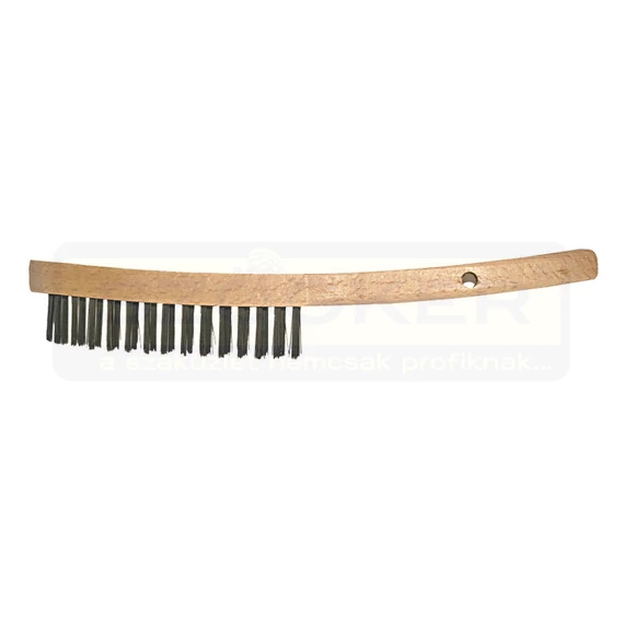 OSBORN 1513350001 DRÓTKEFE KÉZI ÍVES FANYELŰ 5 SOROS 0.3 INOX