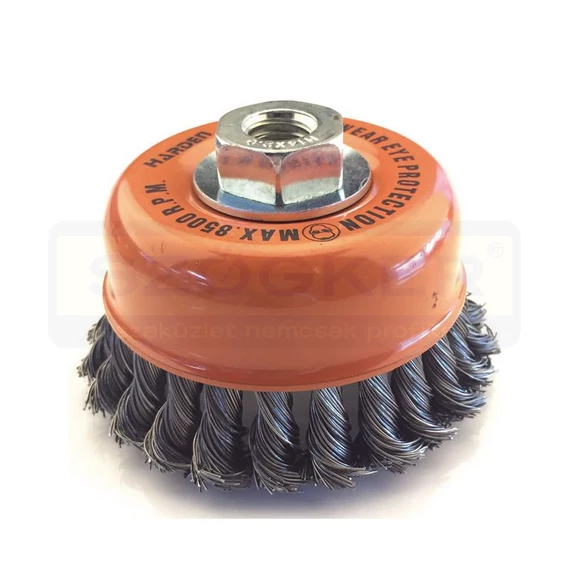 FAZÉKKEFE D075 0,5 ACÉL HULLÁMOS DRÓTTAL ,M14 HARDEN HD-611512