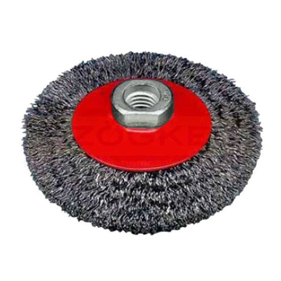 OSBORN 5121610002 KÖRKEFE D100/M14 LYUK 0.3 ACÉL HULLÁMOS DRÓTTAL/KÚPOS