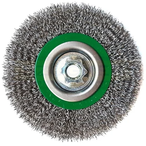 KÖRKEFE D125/M14 INOX HULLÁMOS DRÓT LESSMANN 12233260