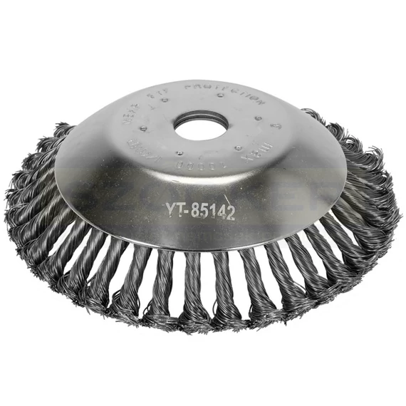 YATO 85142 KÖRKEFE D200/25.4LYUK FONOTT DRÓTTAL KÚPOS ALAKÚ