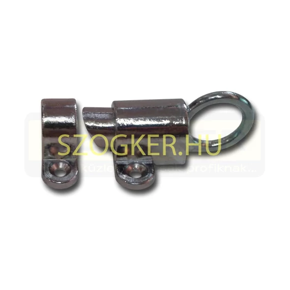 ABLAKCSAPDA HENGERES CSIL.KRÓM FÉM,FA SZERK.HEZ ELLENDARABBAL IMPORT WC001CP
