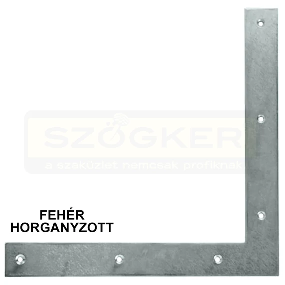 SAROKVAS 120/120mm HG. SZÖGLETES ALAKÚ (L-ÖSSZEKÖTŐ) IMPORT
