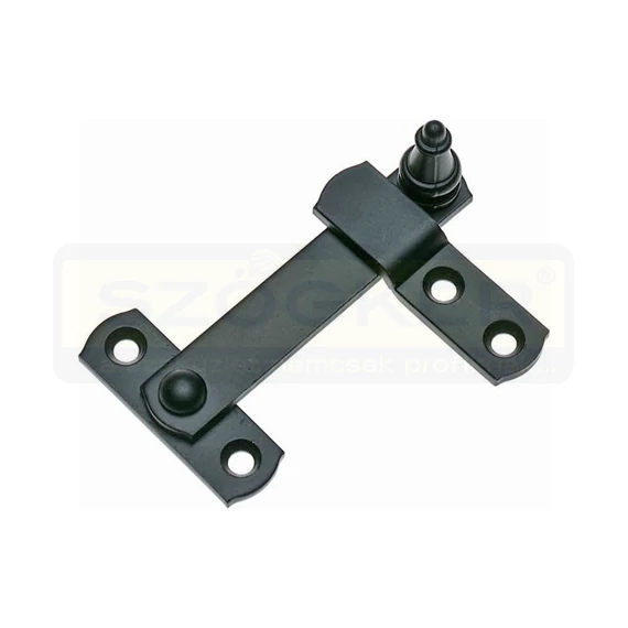 AMIG 1/7232 ABLAKFÉLFORDÍTÓ DÍSZES 80mm FEKETE HAJLÍTOTT ELLENDARAB