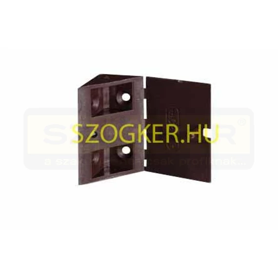 FOREST 10003315362 SAROKMEREVÍTŐ TAKARÓLAPPAL DUPLA MŰAG. 18*18*42mm BARNA