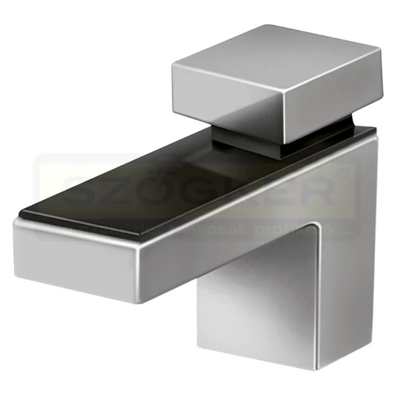 POLCTARTÓ ÜVEGHEZ 67*68mm CSILLOGÓ KRÓM TB:10KG 45mmVAST GTV PP-00GS04-01