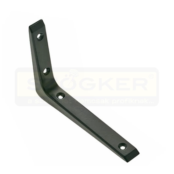 AMIG 4/7403 POLCTARTÓ KONZOL 250/200 FEKETE ERŐSÍTETT TB:45KG