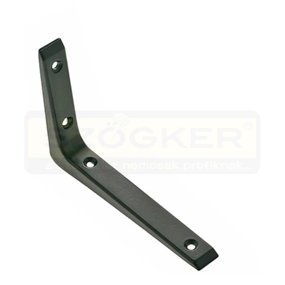 AMIG 4/7404 POLCTARTÓ KONZOL 300/200 FEKETE ERŐSÍTETT TB:45KG