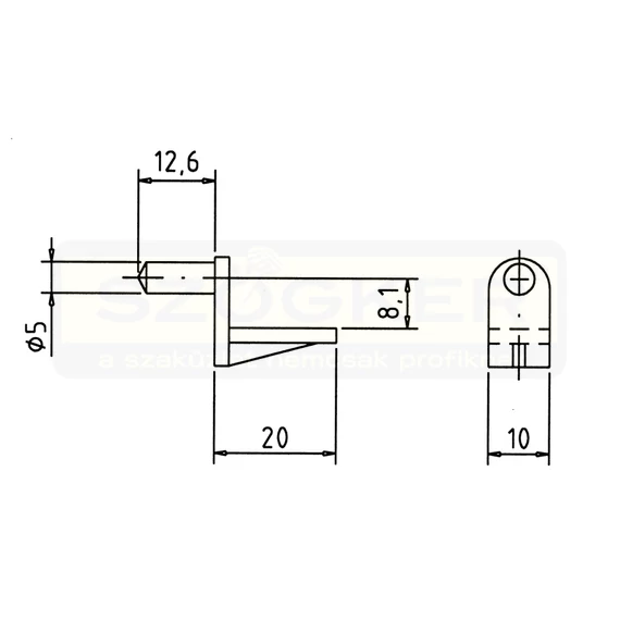 ÁGYFENÉKTARTÓ NIKKELEZETT STANDARD KIVITEL MAGYAR L135-0105
