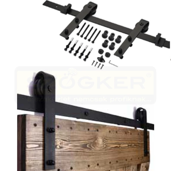TOLÓAJTÓ VASALAT GL FEKETE SYSTEM 1403P/80KG 2M RUSZTIKUS MAESTRO GLKSW1403P