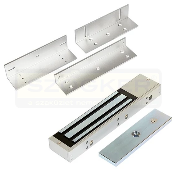 AJTÓMÁGNES 280KG 12/24VDC LED VISSZAJELZÉS KONZOLSZETTEL ZOA-280 + ZOA-280ZL