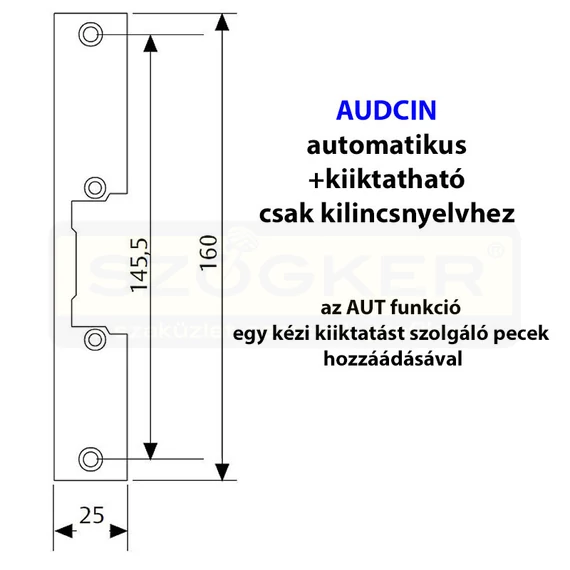 TESA CERAUDCIN AI ZÁRTEST ELLENDB EL. STANDARD IMPULZUS MŰK.KIKAPCSOLH. RÖVID