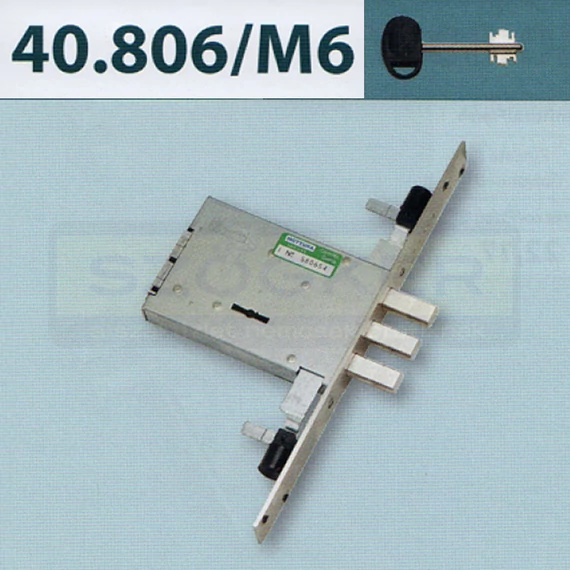 ZÁRTEST BEVÉSŐ 60mm 4FORD. KÉTTOLL. 3HENG.NYELV.AL-FE.RÚD MOTTURA 40806